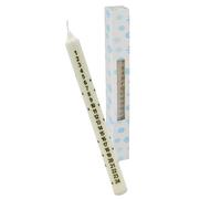 Natale Avvento Candela con Scatola 25cm Affusolato Stella - Colore a Scelta