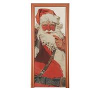 Natale Babbo Natale Pistola copre per la parte anteriore 35x79 In ciao Primavera Primavera Estate Stagionale Decor M