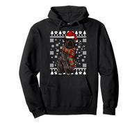 Natale Bovaro delle Fiandre Ugly Christmas Felpa con Cappuccio