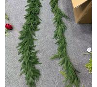 Natale Cappotto Decorazione Pino Vimini Fatto a Mano Plastica Ghirlanda Muro