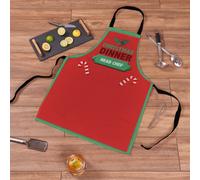 Natale Cena Headchef Design Grembiule, Cucinare Grembiule a Prova di Spruzzi