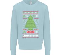 Natale Chemistry Albero Divertente Natale Scienza Uomo Felpa Maglione