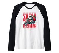 Natale - Christmas Is Coming Maglia con Maniche Raglan