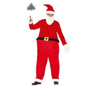 NATALE CHRISTMAS VESTITO BABBO NATALE COMPLETO MAXI PANCIONE 52/54 GUIRMA
