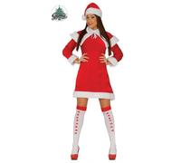 NATALE CHRISTMAS VESTITO BABBO NATALE DONNA SANTA CLAUS DRESS MAMMA NATALE
