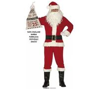 NATALE CHRISTMAS VESTITO BABBO NATALE LUSSO HIGH QUALITY SANTA CLAUS