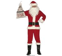 NATALE CHRISTMAS VESTITO BABBO NATALE LUSSO HIGH QUALITY SANTA CLAUS