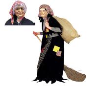 NATALE CHRISTMAS VESTITO COSTUME BEFANA VECCHIA DRESS MASCHERA MASK EPIFANIA