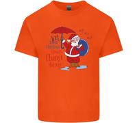 Natale Climat Cambio Questioni Babbo Natale Uomo Cotone T-Shirt