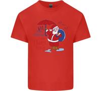 Natale Climat Cambio Questioni Babbo Natale Uomo Cotone T-Shirt