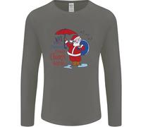 Natale Climate Change Questioni Babbo Natale Uomo Maniche