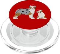Natale con i pastori australiani PopSockets PopGrip per MagSafe