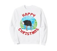 Natale con Lo Struzzo Divertente Felpa