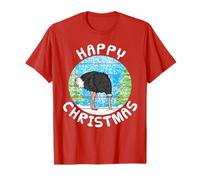 Natale con Lo Struzzo Divertente Maglietta