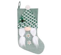 NATALE CORSEDS - BASSEGGIO DI NAMBINI CASSAGGIO CAMPIO | Decorazione per nani a maglia di Natale verde | Ornamenti per feste sacchetto per le caramelle festive per gettoni giocattoli per il muro del m