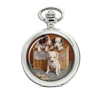 NATALE CUCCIOLI DA CARL REICHERT Orologio da tasca CACCIATORE