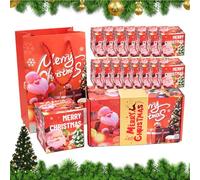 Natale - d'argento Festive | Portamonete in carta per le vacanze per uomini, donne, ragazzi, ragazze, adolescenti e adolescenti | Regalo per la casa, il soggiorno, il negozio, f, rosso, Se