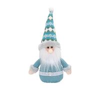 Natale Decorazioni Casa Interno Decorazione natalizia Bambola pupazzo di neve blu Bambola carina in tessuto morbido per la scrivania di casa