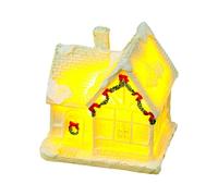 Natale Decorazioni Casa Particolari Ornamento decorativo da tavolo in resina illuminato per decorazioni festive