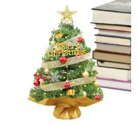 Natale - Decorazioni natalizie da scrivania - Ornamento decorativo da tavolo natalizio, alberi di Natale artificiali per decorazione natalizia da tavolo tavolo per albero di Natale, scrivania per
