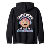 Natale Dj Dolce Battiti Sweet Beats Felpa con Cappuccio
