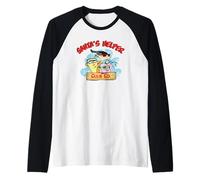 Natale Ed, EDD n Eddy Santa's Helper Maglia con Maniche Raglan