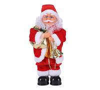 Natale elettrico Babbo Natale 12 '' Canto Danza Babbo Natale Ornamenti Babbo Natale Figura Giocattolo creativo Giocattoli Musicali Babbo Natale Novità Decorazioni Natale Ornamenti per la casa