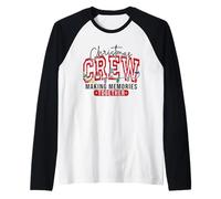Natale Equipaggio Fare ricordi Insieme Famiglia Corrispondenza Maglia con Maniche Raglan