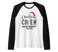 Natale Equipaggio Insieme Fare ricordi Famiglia Natale Maglia con Maniche Raglan