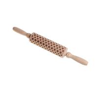 Natale fai da te in rilievo rotolamento, inciso go Mattarello Mattarello 3D con motivo floreale/animale Mattarello inciso in legno for Natale fatto in casa(Model1)