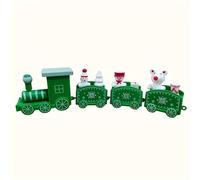 Natale Fantasia Cartoon Plastica Treno Decorazione Carino Interno Vacanze