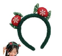 Natale, fascia per capelli in peluche, copricapo da donna, fascia per capelli per feste, per donne e ragazze, festa invernale, celebrazione anno nuovo