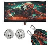 Natale Fresca Santa Dj Amaca Portatile per Campeggio,Leggera, Perfetta per Esterni,Escursioni,Spiaggia e Viaggi