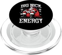 Natale Grande Babbo Natale Nick Energia Divertente Natale Scherzo Uomini Donne PopSockets PopGrip per MagSafe