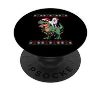Natale Great Pyrenees T-Rex Dinosauro PopSockets PopGrip Adesivo