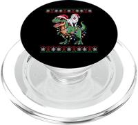 Natale Great Pyrenees T-Rex Dinosauro PopSockets PopGrip per MagSafe