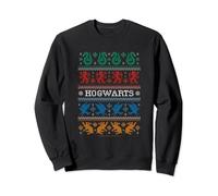 Natale Harry Potter Hogwarts Christmas Knit Felpa