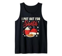Natale I Put out for Santa Divertente Natale Bambini Donne Uomini Canotta