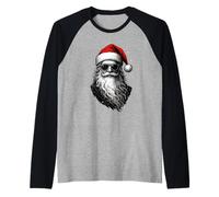 Natale - Il Buon Vecchio Babbo Maglia con Maniche Raglan
