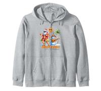 Natale in luglio Estate Santa Beach Please It's Xmas Funny Felpa con Cappuccio