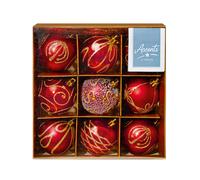 Natale Infrangibile Decorazioni Albero Rosso - Scelta Design