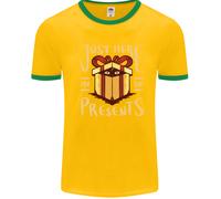 Natale Just Here For The Presents Divertente Uomo Ringer