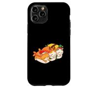 Natale Kawaii Gatti Carino Cappello di Babbo Natale Sushi Anime Giapponese Custodia per iPhone 11 Pro