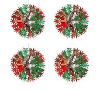 Natale Lamina Soffitto Decorazioni 2 Tono Verde/Rosso - Scegli il Disegno