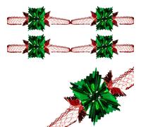 Natale Lamina Soffitto Decorazioni 2 Tono Verde/Rosso - Scegli il Disegno