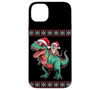 Natale Lontra Marina T-Rex Dinosauro Tyrannosaurus Rex Custodia per iPhone 14 Plus