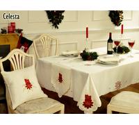 Natale Lusso Ricamato Tovaglia e Accessori
