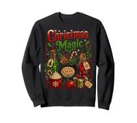 Natale Magia Santas Miscela Dolci Candy Pan di Zenzero Felpa