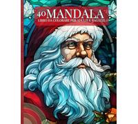 Natale. Mandala. Libro da Colorare. Album da Colorare.