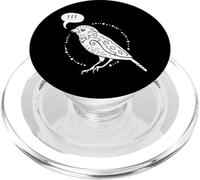 Natale mattina vacanza amore uccello carino madre uccelli zucchero PopSockets PopGrip per MagSafe